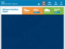 Tablet Screenshot of hamiltonairport.co.nz